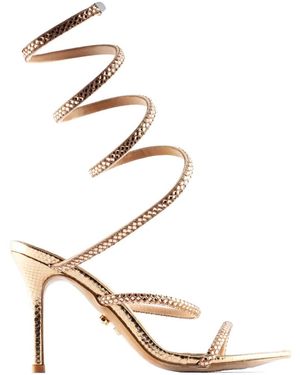 Twentyfourhaitch Zeja Sandals - Metallic