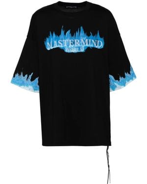 MASTERMIND WORLD Logo-Print T-Shirt - Black