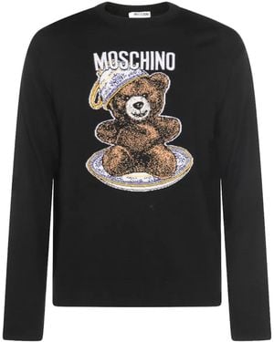 Moschino Intarsia-Knit Jumper - Black