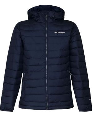 Columbia Quilted Hooded Jacket - Blue