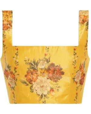 Agua Bendita Amanda Paramo Top - Yellow