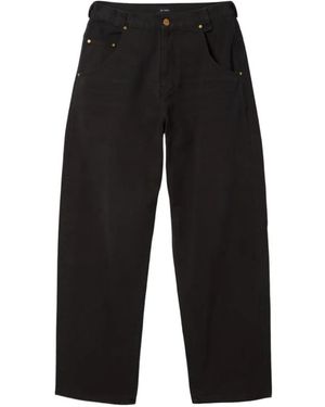 Willy Chavarria True Bad Boy Wide-Leg Jeans - Black