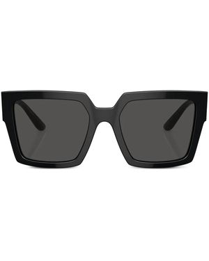 Dolce & Gabbana スクエアフレーム サングラス - ブラック