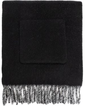 Burberry Scarf With Hood - Black