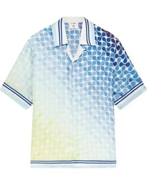 CASABLANCA Short-Sleeve Shirt - Blue
