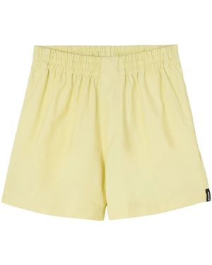 Sunnei Pleat-Detail Shorts - Yellow