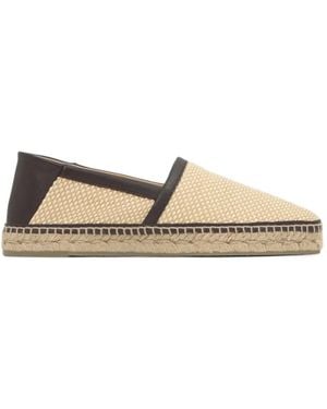 Castañer Nac Leather-Trim Espadrilles - White