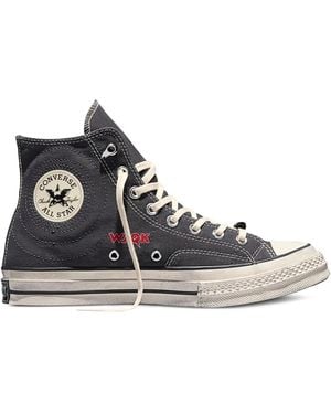 Converse Logo-Detail Lace-Up Sneakers - Black