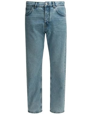 NN07 Logo-Patch Denim Jeans - Blue