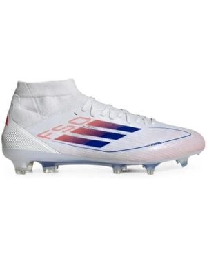adidas F50 Pro Mid-Cut Firm Ground Boots - White