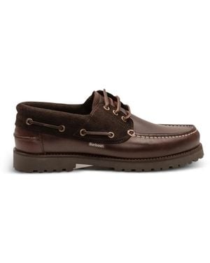 Barbour Mocassini Da Barca Re-Engineered Deck - Marrone