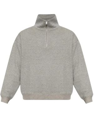 FRAME Quarter-Zip Sweatshirt - Grey