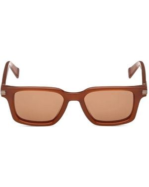 ZEGNA Rectangle-Frame Sunglasses - Pink