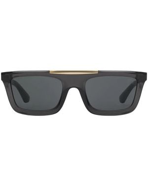 Burberry Rectangle-Frame Sunglasses - Grey
