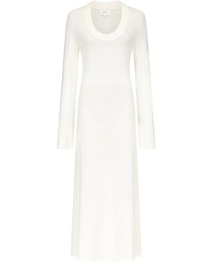 Loulou de Saison Ari Midi Dress - White