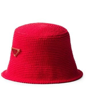 Prada Bob En Crochet - Rouge
