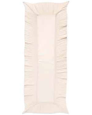 Betty Barclay Plissé-Effect Ruffled Scarf - White