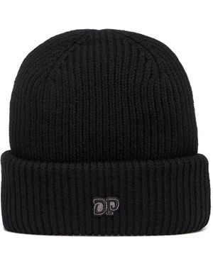 Daily Paper Gorro con logo bordado - Negro