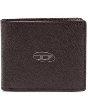 DIESEL Holi-D Bi Fold Coin S 3D Leather Wallet in Blue for Men | Lyst