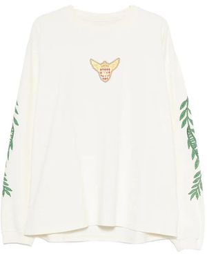 Rhude Rallye Graphic-Print T-Shirt - White