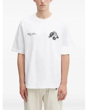 Filling Pieces Printed T-Shirt - White