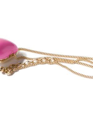 Miu Miu Collar con colgante - Rosa
