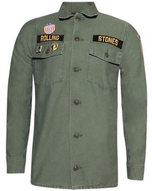 MadeWorn Patch-Detail Shirt - Green