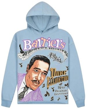 Barriers Duke Ellington Graphic Hoodie - Blue