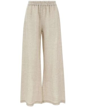 Maurizio Mykonos Linen Trousers - Natural