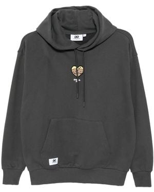 Chocoolate Logo-Embroidered Hoodie - Black