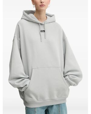 ROTATE BIRGER CHRISTENSEN Felpa Con Logo E Cappuccio - Grigio