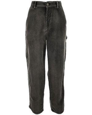 Miu Miu Pantalones Cargo Con Bolsillos - Negro