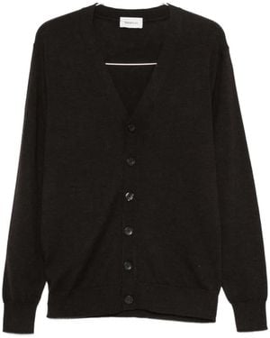 Diana Studio V-Neck Button-Up Cardigan - Black