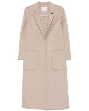 ViCOLO Single-Breasted Notch-Lapel Coat - Natural