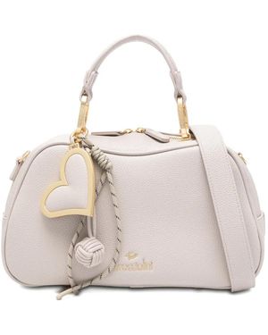 Braccialini Candy Heart-Charm Tote Bag - Natural