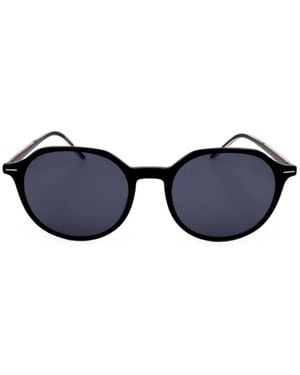 BOSS Lunettes De Soleil À Monture Ronde - Blue