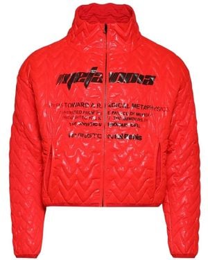 RRR123 Vera-Lux Zip-Fastening Jacket - Red