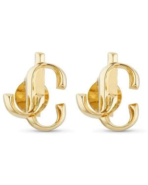 Jimmy Choo Jc Mini Studs Gold One Size - メタリック