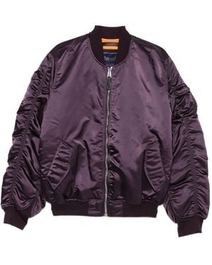 Alpha Industries Zip Ma-1 Uv Jacket - Purple