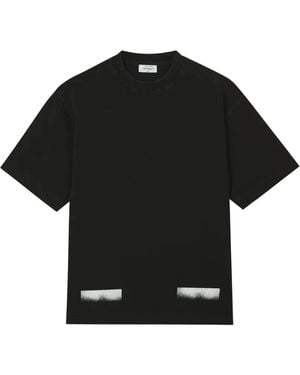 Off-White c/o Virgil Abloh T-Shirt À Rayures Diag - Noir