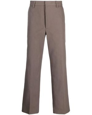 Acne Studios Straight-Leg Tailored Trousers - Grey