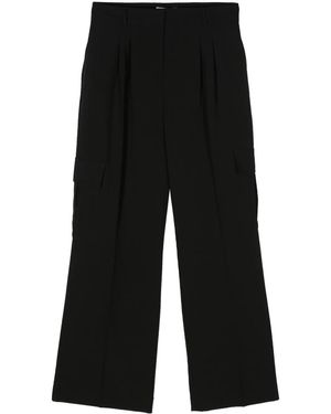Herskind Louise Mid-Waist Straight-Leg Pants - Black