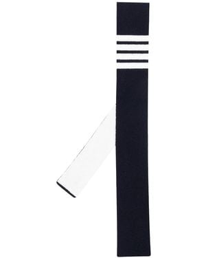 Thom Browne Cashmere 4-Bar Tie - Blue
