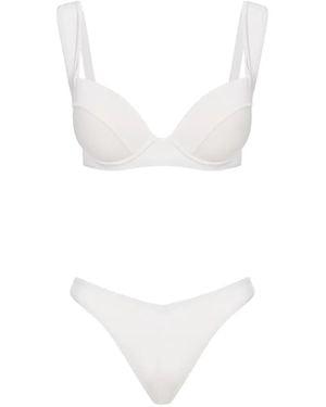 Noire Swimwear Ava Ivy Bikini - White