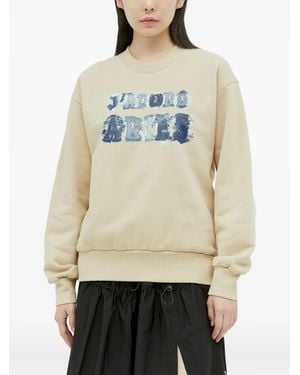 Aries J'Adoro Logo Sweatshirt - Natural