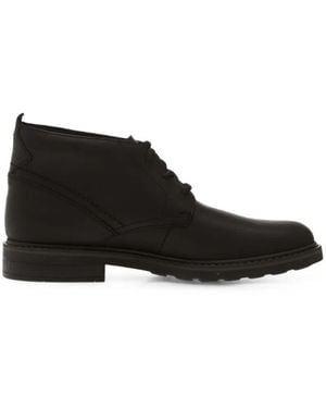 Clarks Stivaletti Newford Mid Con Lacci - Nero