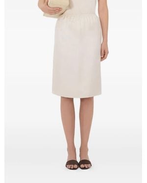 Loulou de Saison Gonna Midi - Bianco