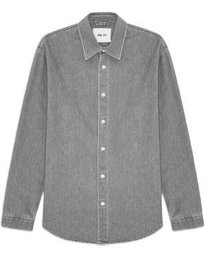 NN07 Casper Denim Overshirt - Gray