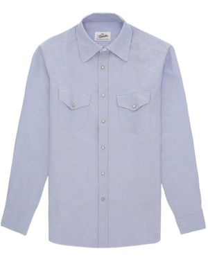 Fortela Tex Western Cotton Shirt - Blue