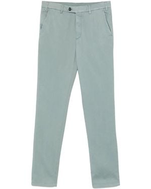 Canali テーパード チノパンツ - ブルー